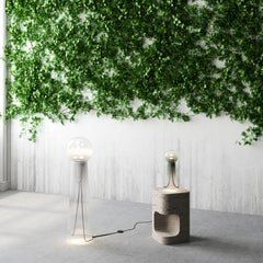 Gigi Grand Clear Transparent Hand Blown Glass Floor Lamp by Studio d'Armes