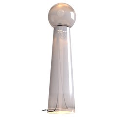 Gigi Grand White Translucent Hand Blown Glass Floor Lamp by Studio d'Armes