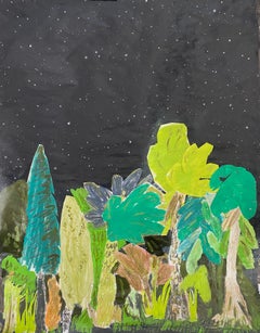 Night Sky/Tropical Forest