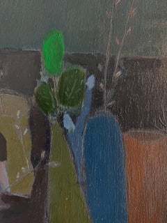 Tisch/Gefäße und Früchte