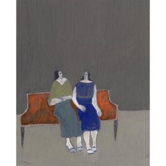 Mexico/Hotel Lobby/Women in Blue and Green