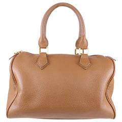 GiGi New York Brown Leather Handle Bag