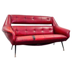 Vintage Gigi Radice Two Seater Sofa Mid-Century Design 1950's Modernism