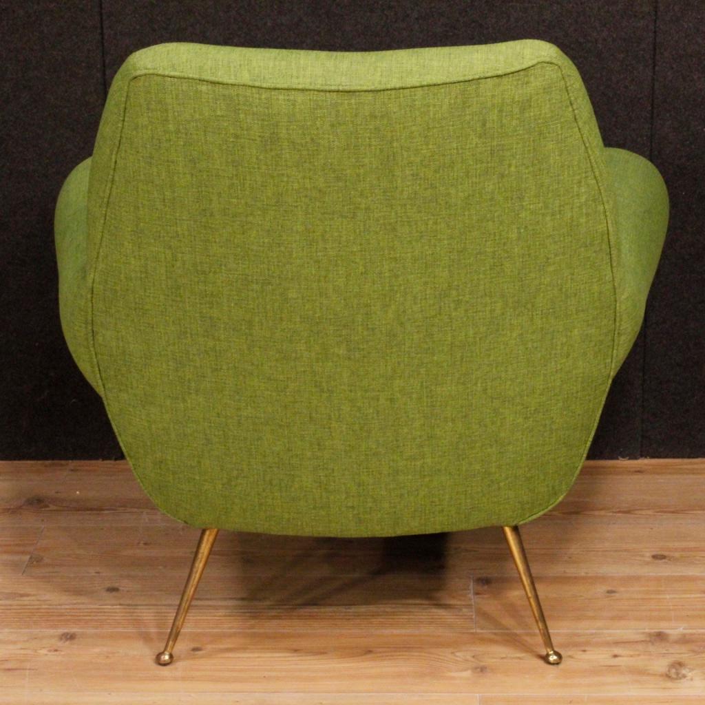 Gigi Radice for Minotti 20th Century Green Fabric Italian Armchairs and Sofa 4