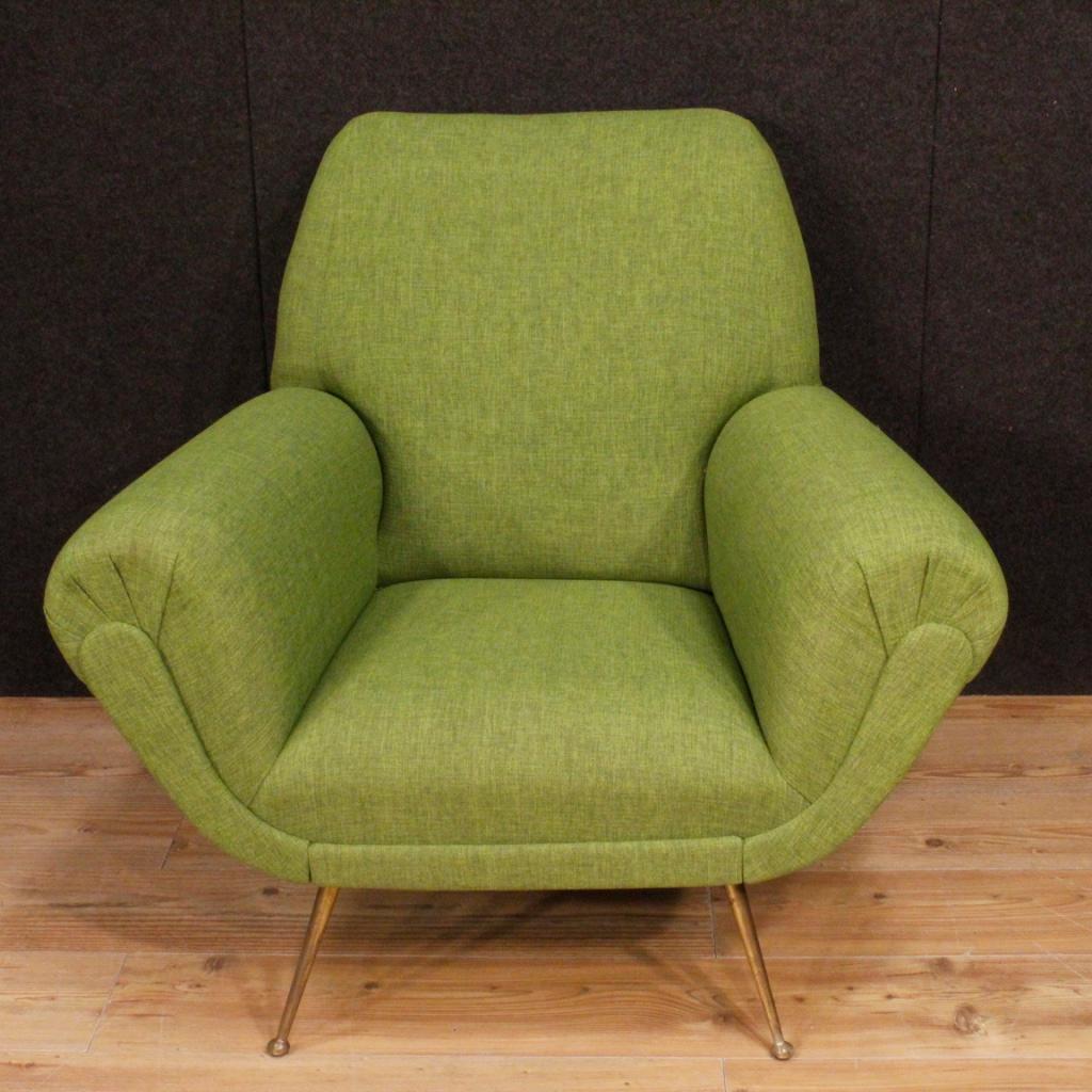Gigi Radice for Minotti 20th Century Green Fabric Italian Armchairs and Sofa 3