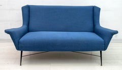 Gigi Radice Mid-Century Modern Italian Sofa for Minotti, 1950s