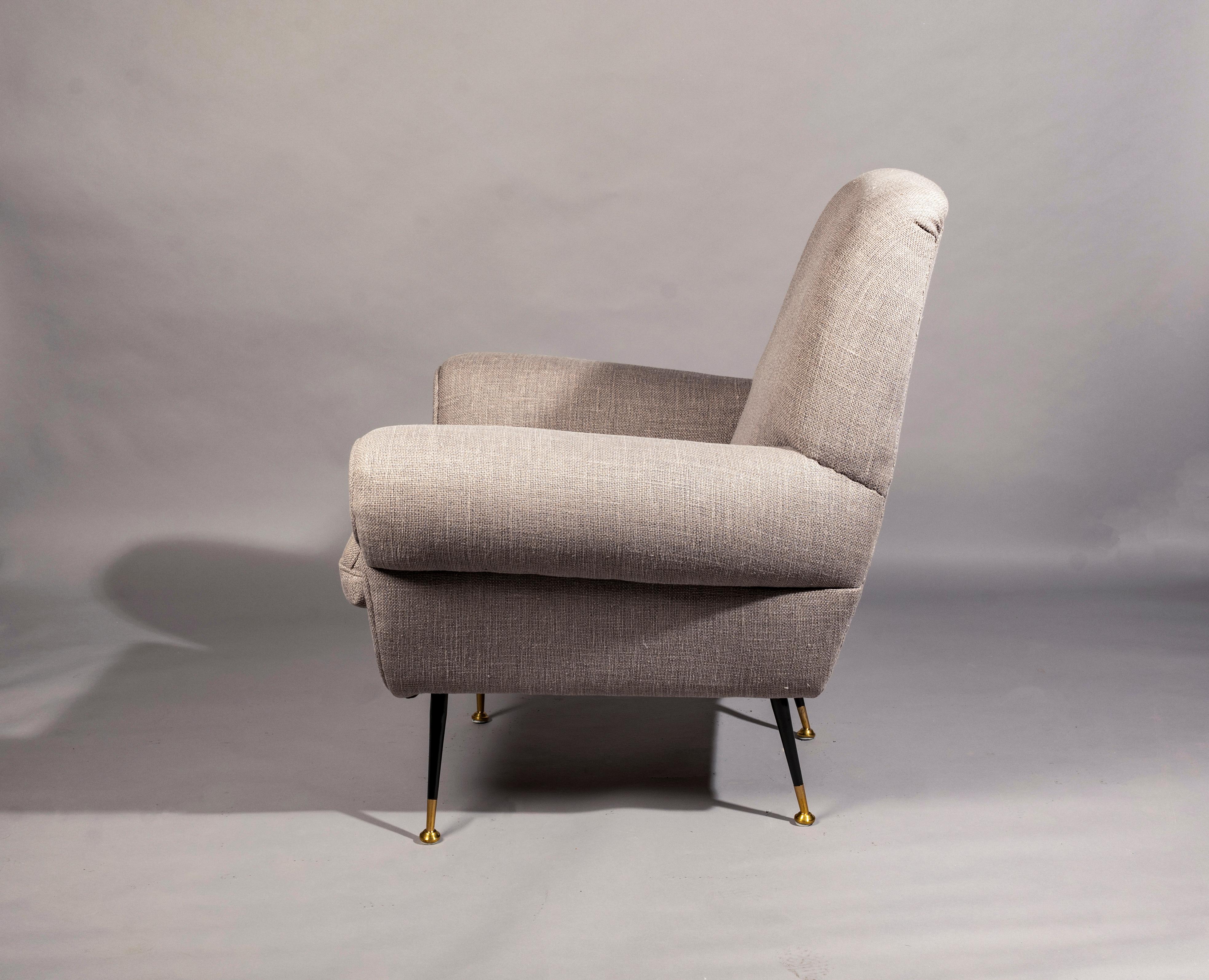Mid-20th Century Gigi Radice Mid-Century Modern Lounge Chair, 1950s