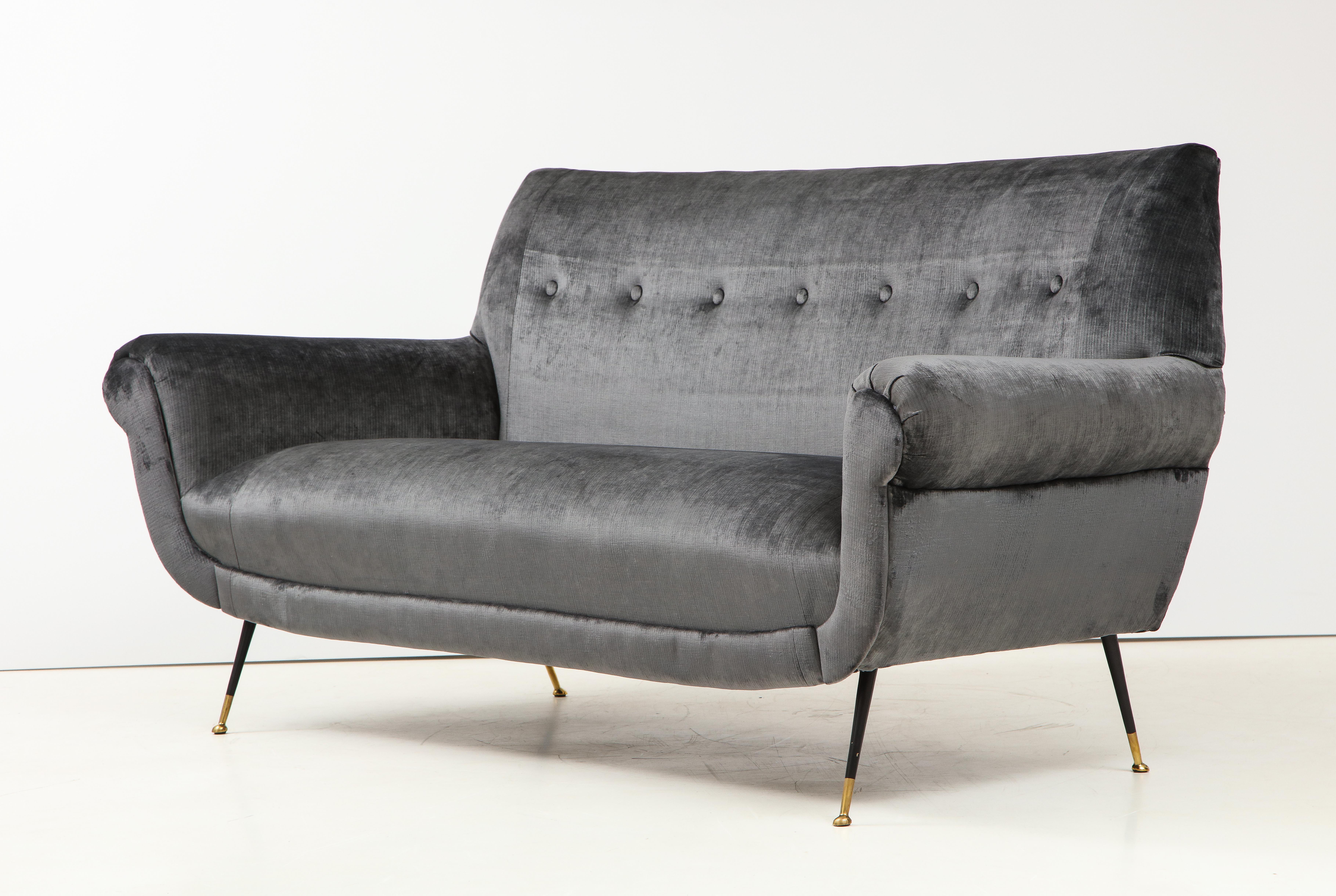 Gigi Radice Mid-Century Modern Velvet Sofa 4