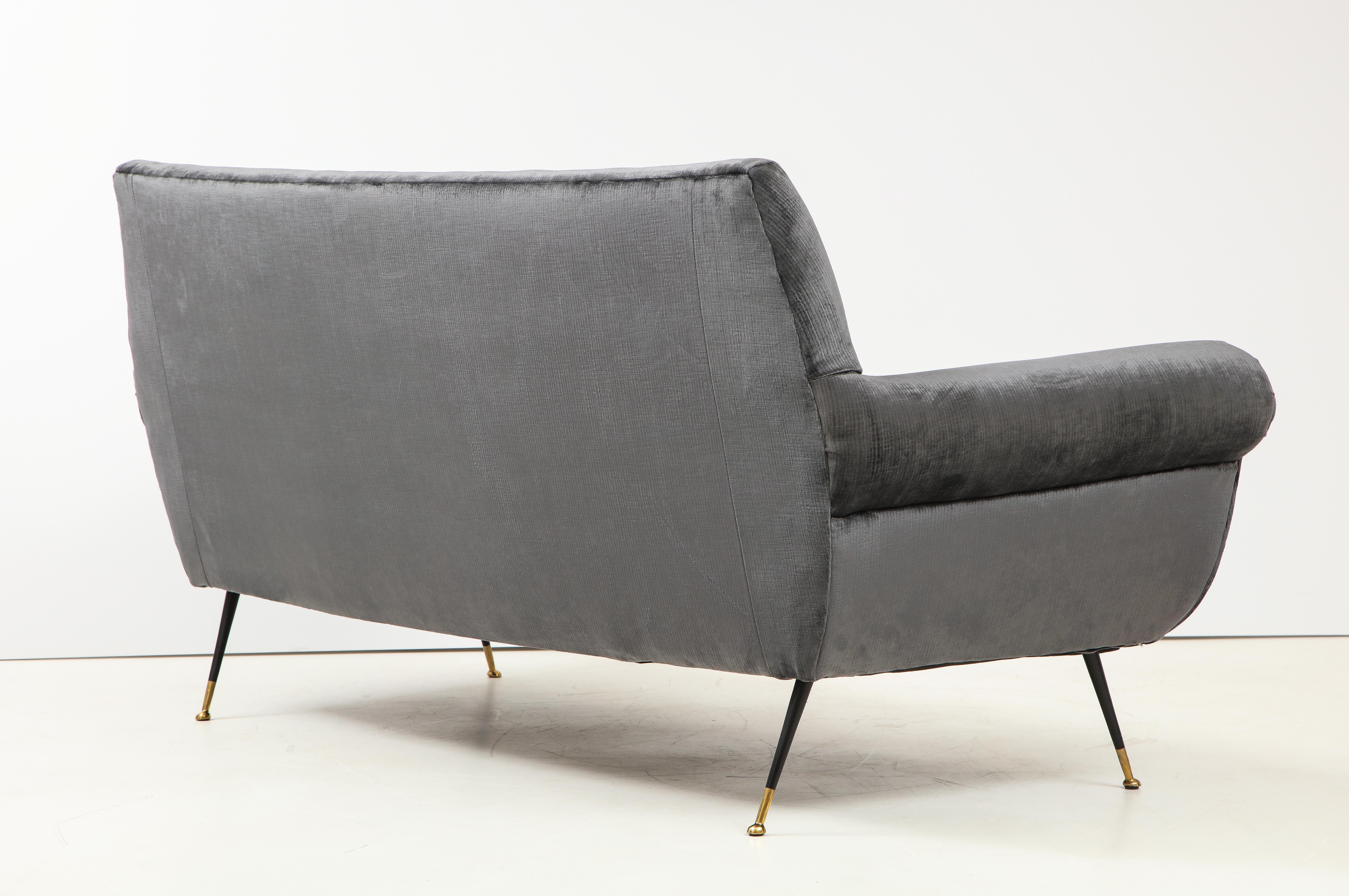 Gigi Radice Mid-Century Modern Velvet Sofa 2