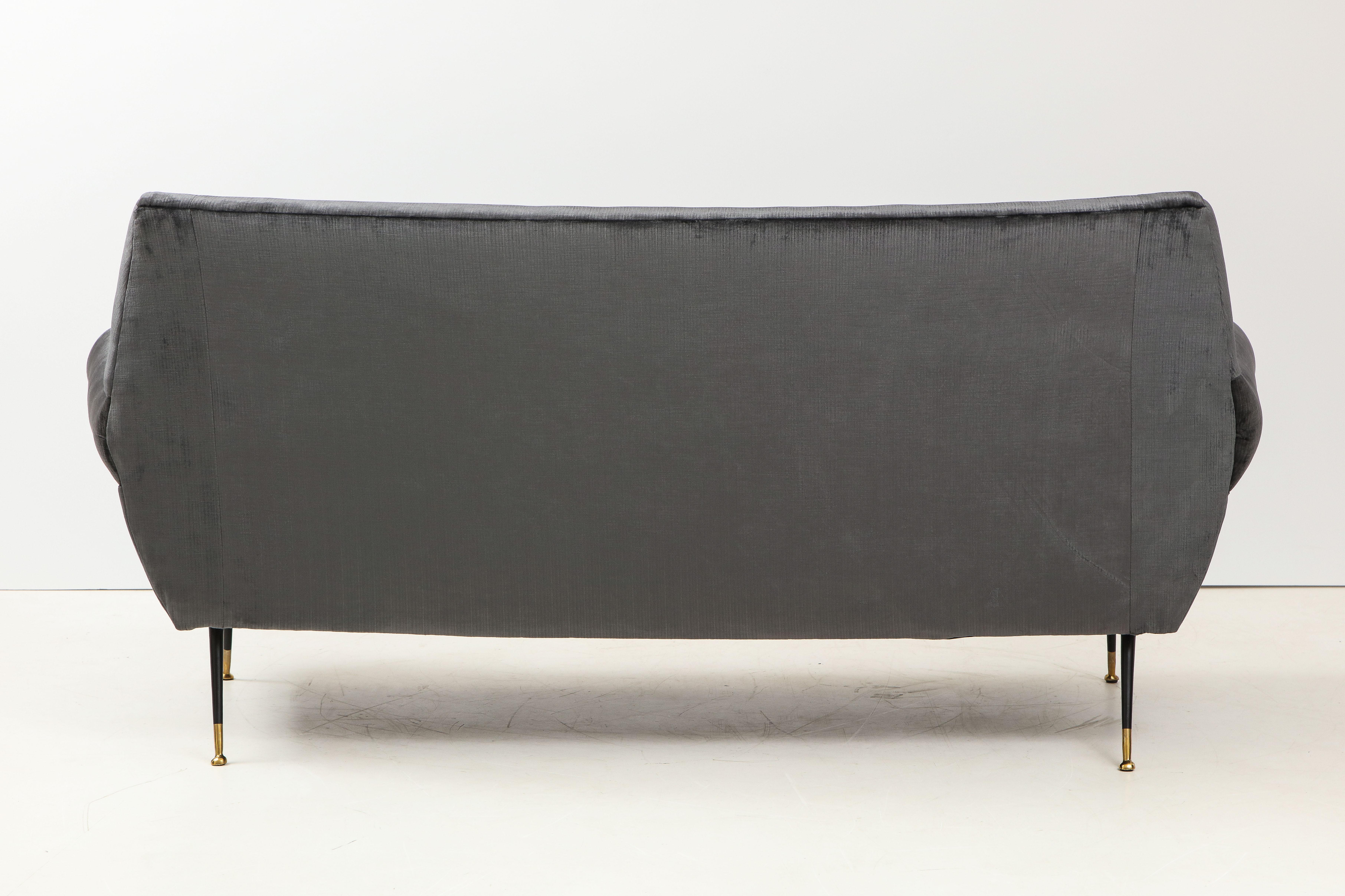 Gigi Radice Mid-Century Modern Velvet Sofa 3