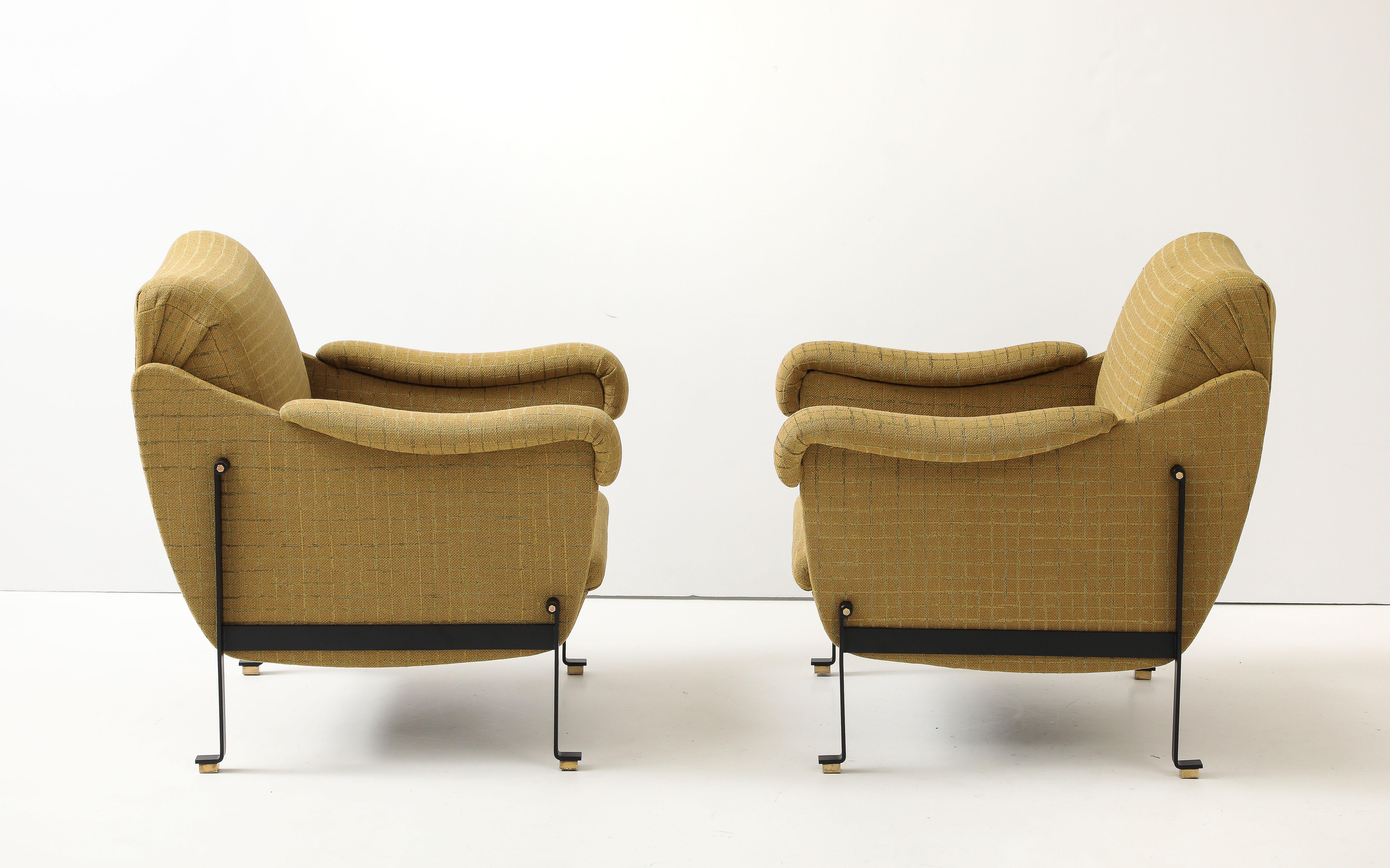 Gigi Radice Modernist 1960's Italienisch Lounge Stühle im Angebot 4
