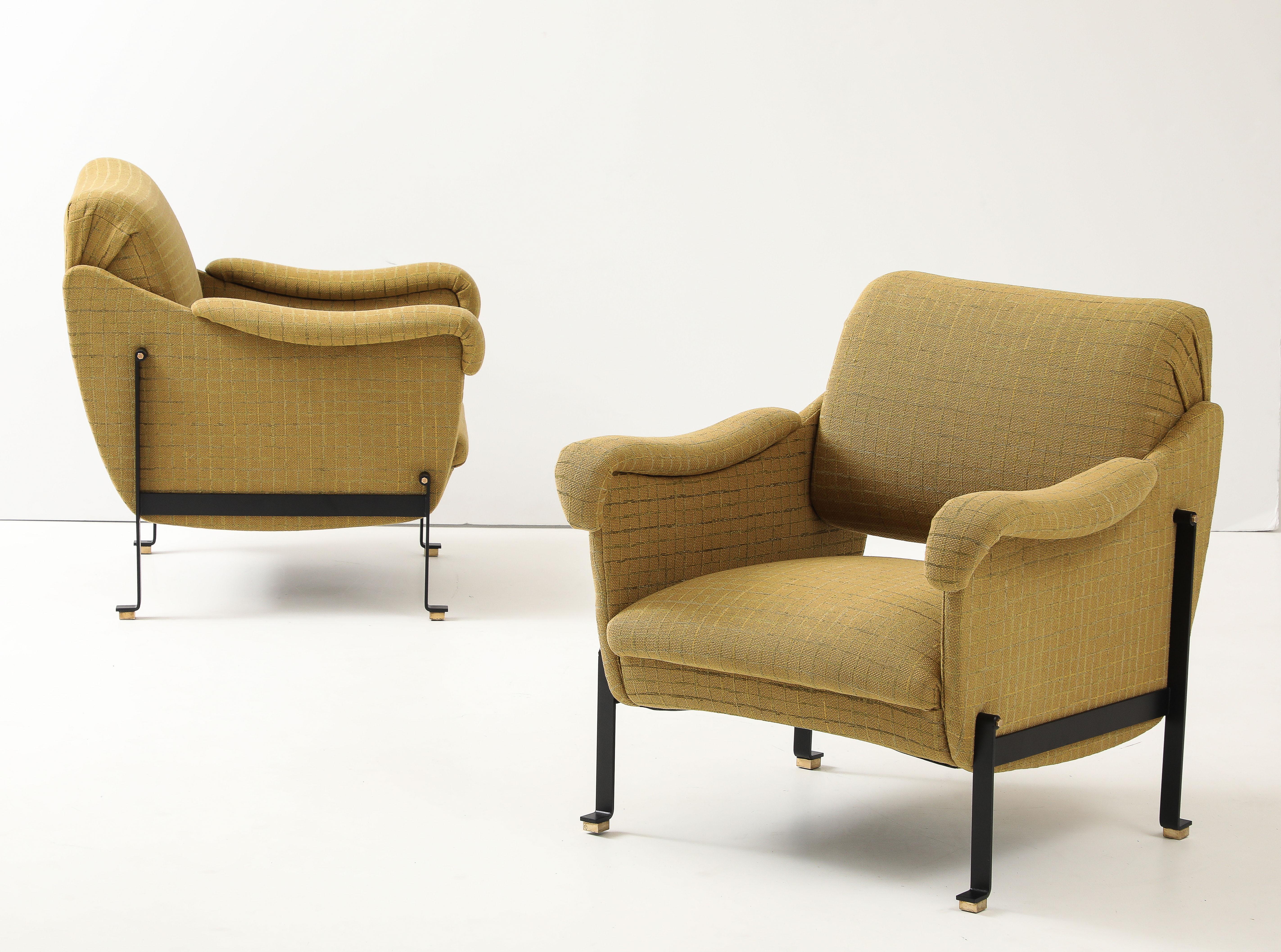 Gigi Radice Modernist 1960's Italienisch Lounge Stühle im Angebot 6