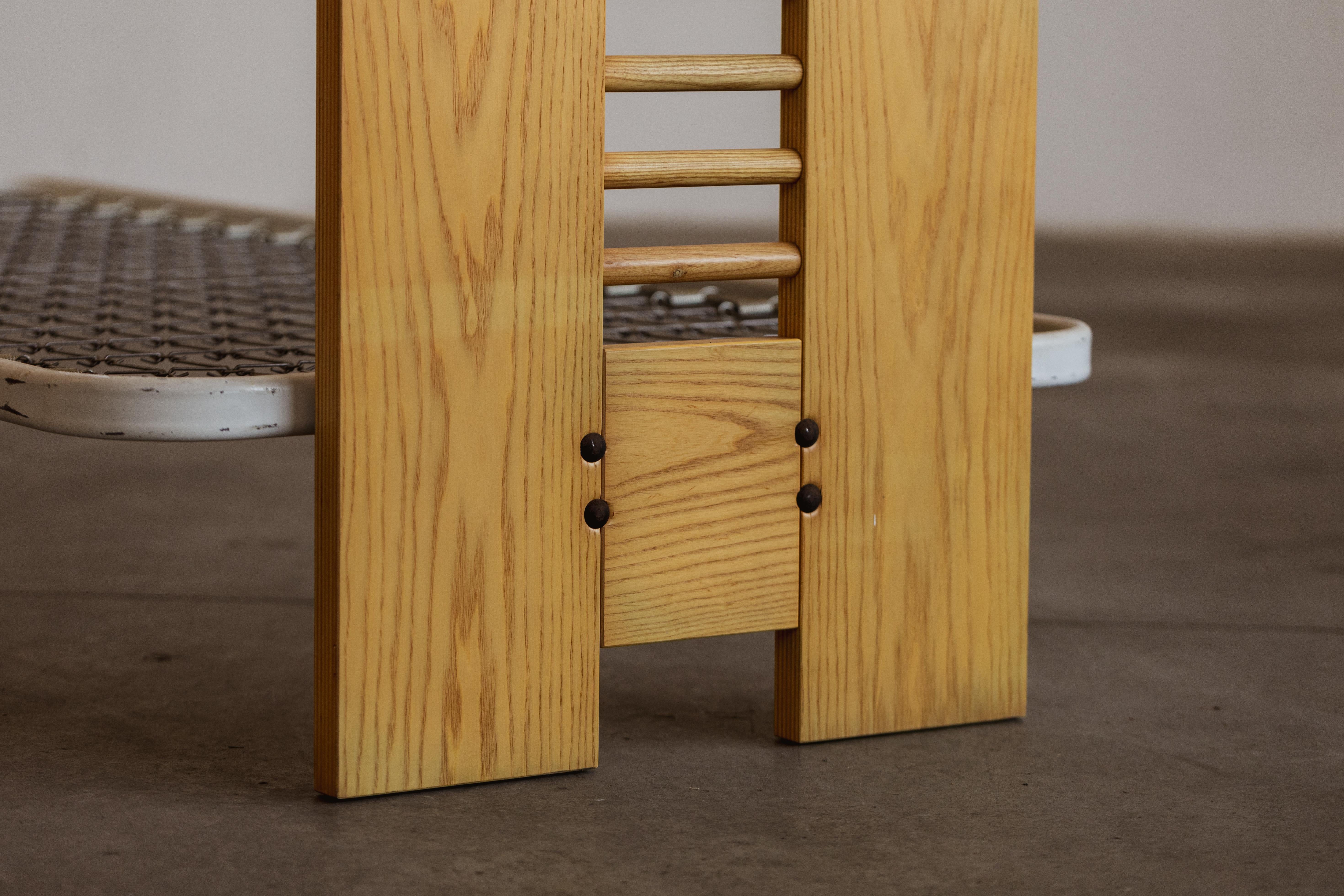 Gigi Sabadin “Andromeda” Oak Beds for Stilwood, set of 2 For Sale 1