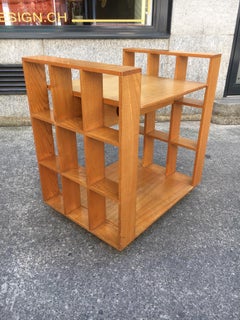 Gigi Sabadin Beechwood Trolley, Italy, 1970s