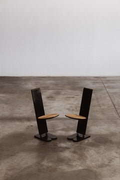 Gigi Sabadin “Pala” Dining Chairs for Emme, 1973, Set of 2