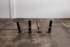 Gigi Sabadin “Pala” Dining Chairs for Emme, 1973, Set of 4