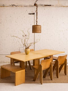 Juego de Comedor Expandible Gigi Sabadin "Peota" para Stilwood - 7 Piezas