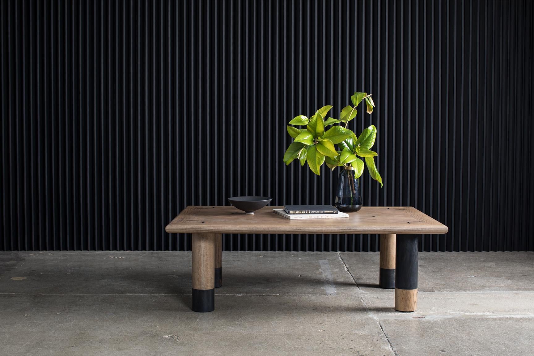 This piece is named after Italian designer, Romeo Gigli, known for his unique, sculptural take on the “power dressing” trend of the 1980s. Much like his designs, the GIGLI Coffee Table is powerful, asymmetrical, and grounded. The pattern play with