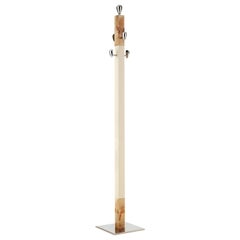 Giglio Coat Stand in Lacquered Wood with Corno Italiano Inlays, Mod. 1432c