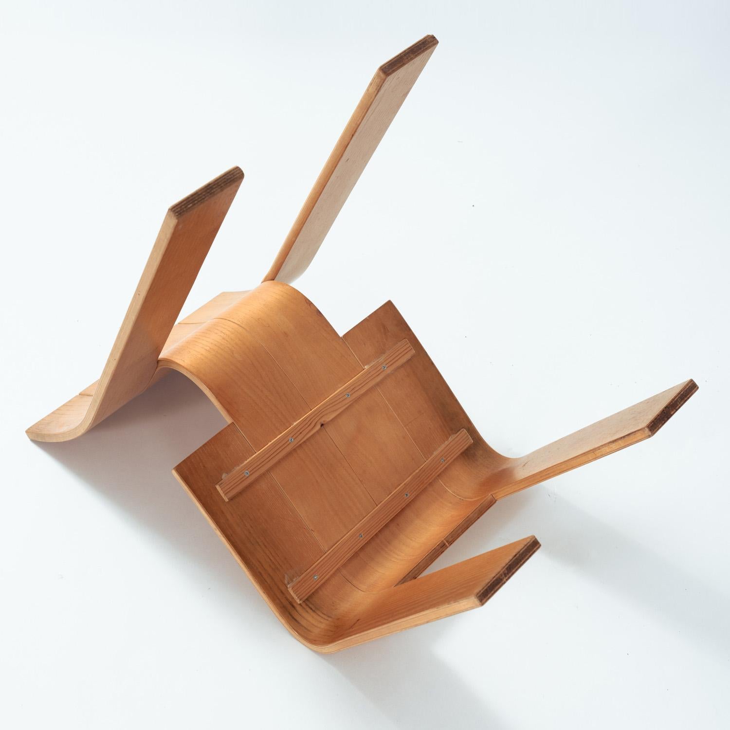 Gijs Bakker Dutch Bent Plywood Strip Set dining Room table Chairs for Castelijn 10