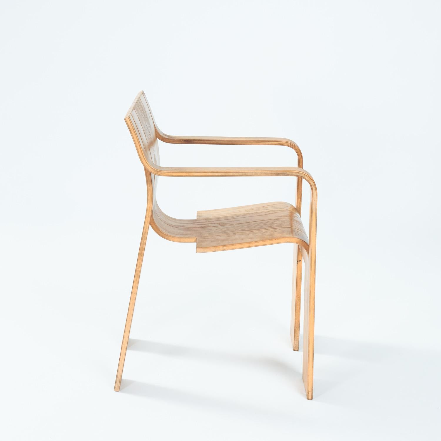 Gijs Bakker Dutch Bent Plywood Strip Set dining Room table Chairs for Castelijn 13