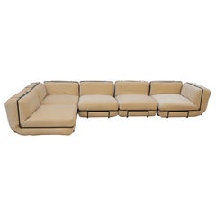 Modulares Sofa von Gijs Bakker Levis für Castelijn aus Vanilla-Samt