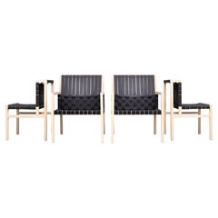 Gijs Bakker set of 4 

Seatbelt

 Chairs 1978 Holland