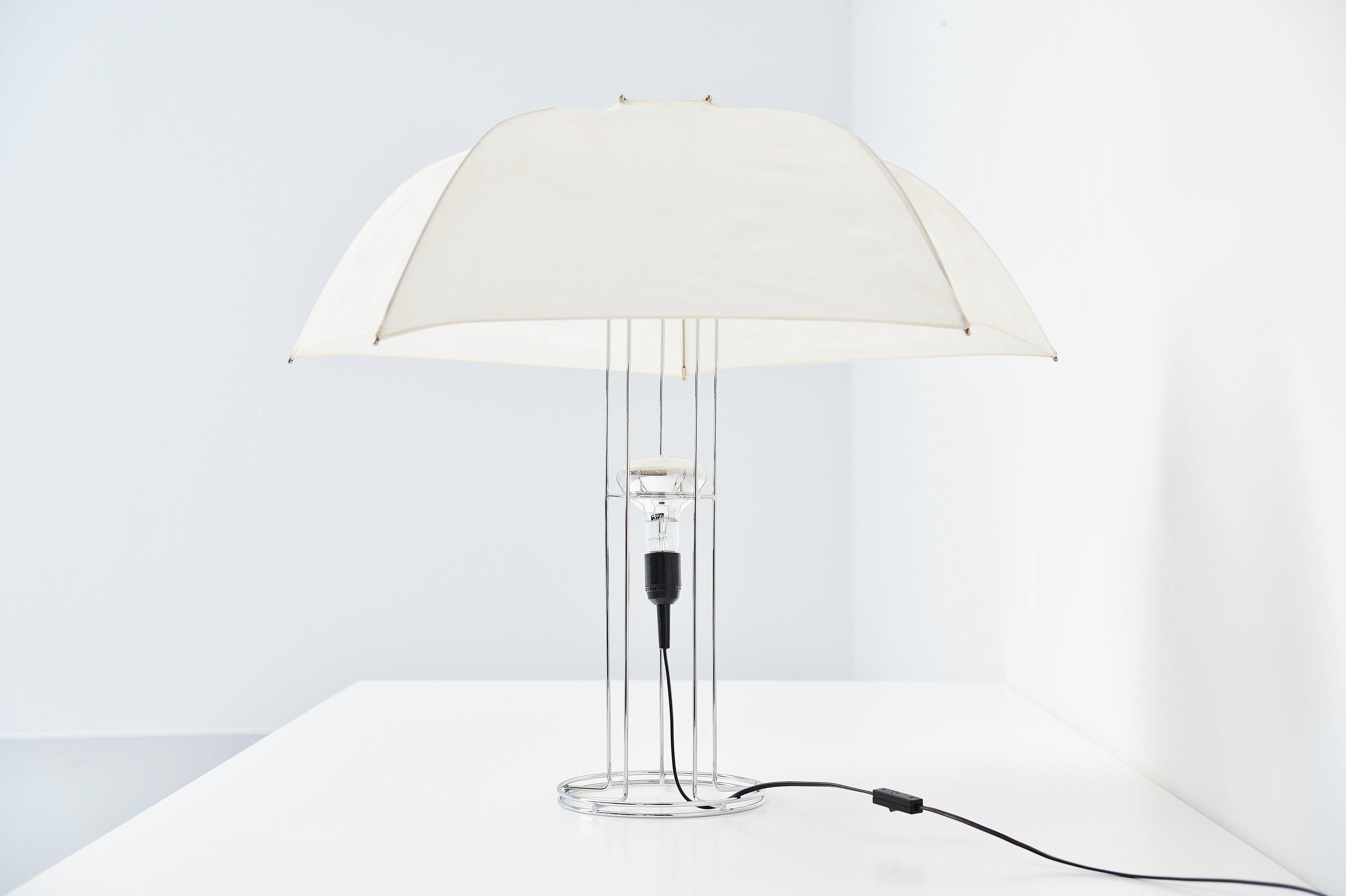 Late 20th Century Gijs Bakker Umbrella Table Lamp Artimeta, Holland, 1973