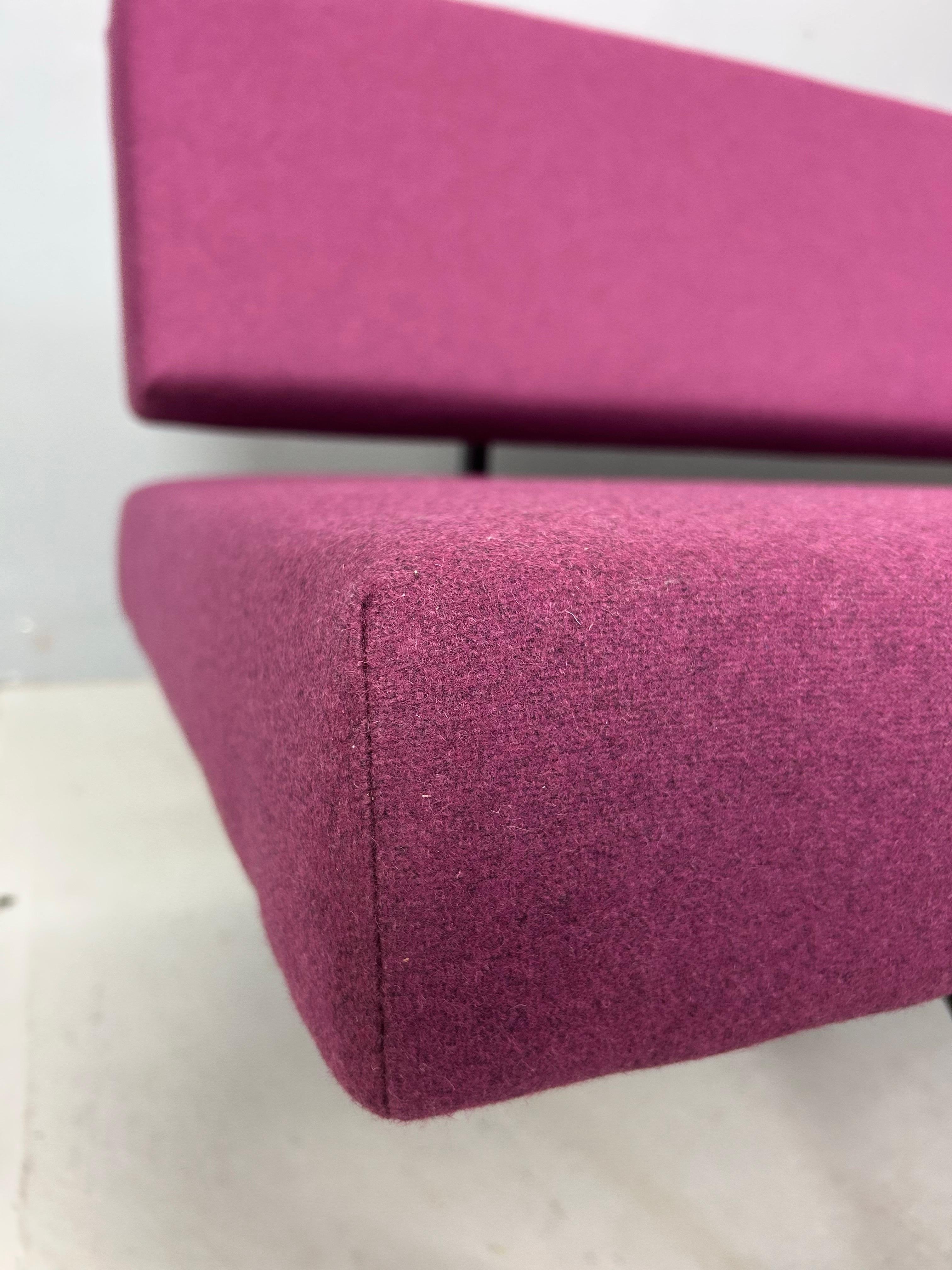 Sofá-cama Gijs Van Der Sluis de color berenjena Modelo 540, 1961 en venta 6
