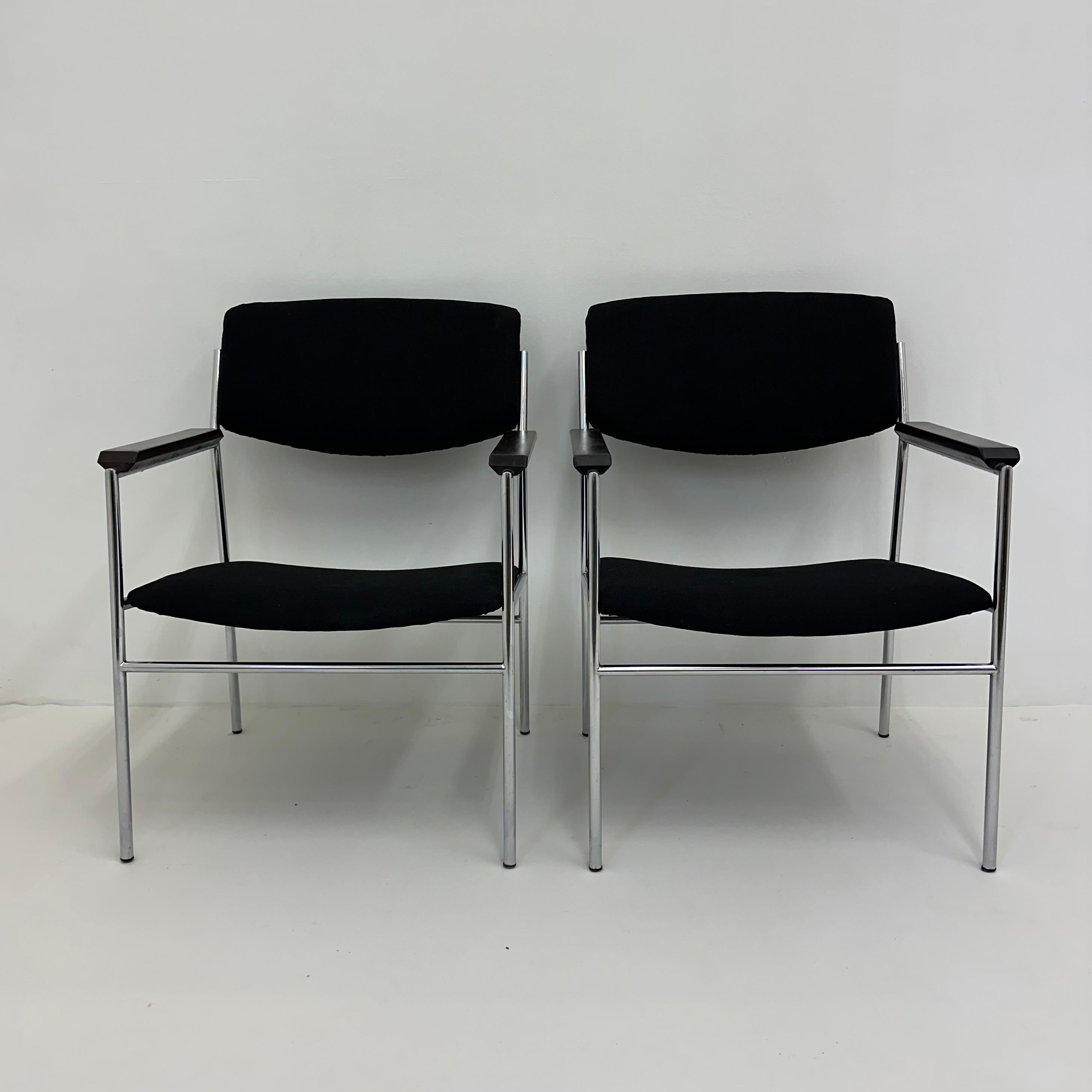 Mid-Century Modern Fauteuil de salon minimaliste Gijs van der Sluis, 1970 en vente
