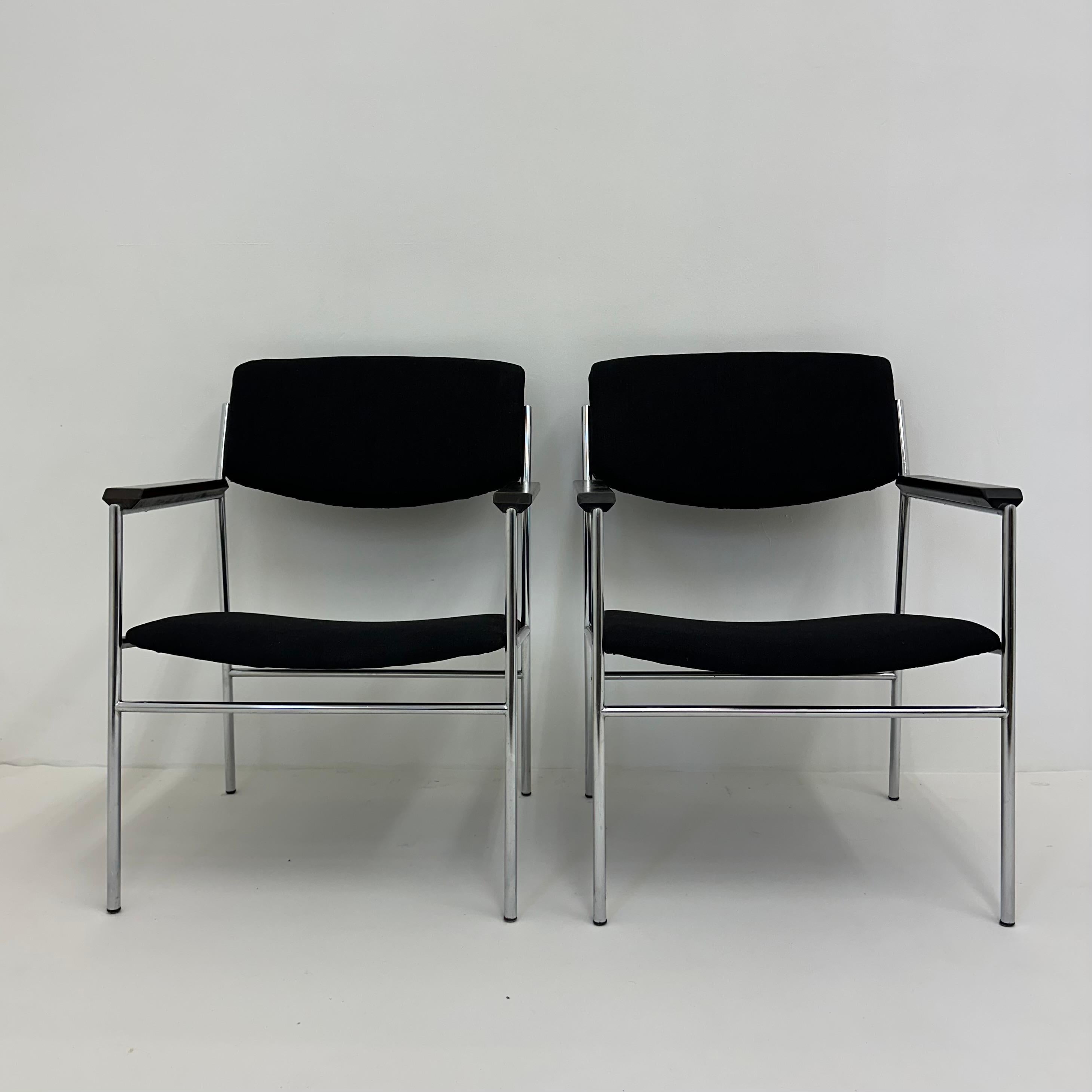 Néerlandais Fauteuil de salon minimaliste Gijs van der Sluis, 1970 en vente