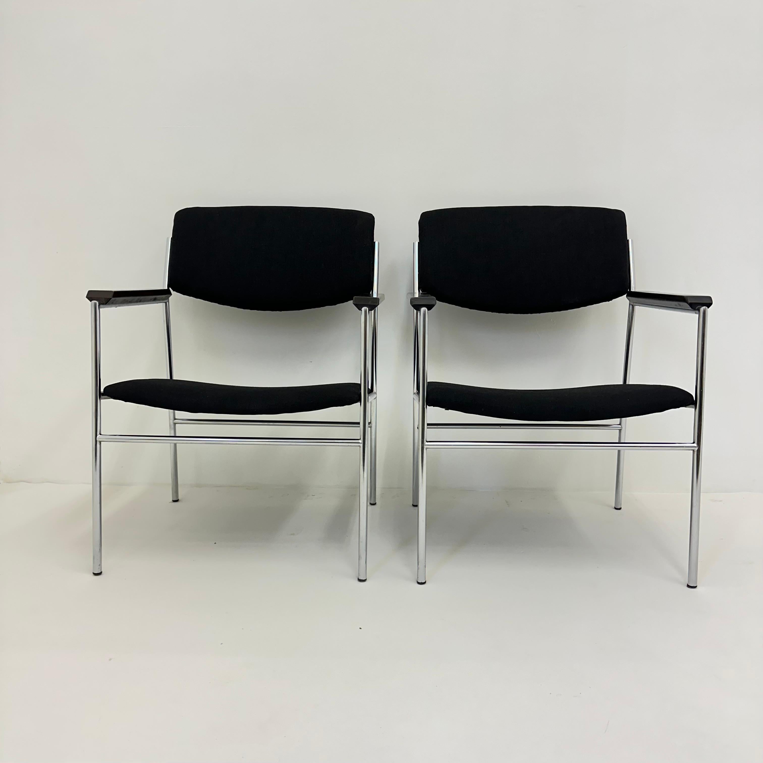 Fin du 20e siècle Fauteuil de salon minimaliste Gijs van der Sluis, 1970 en vente