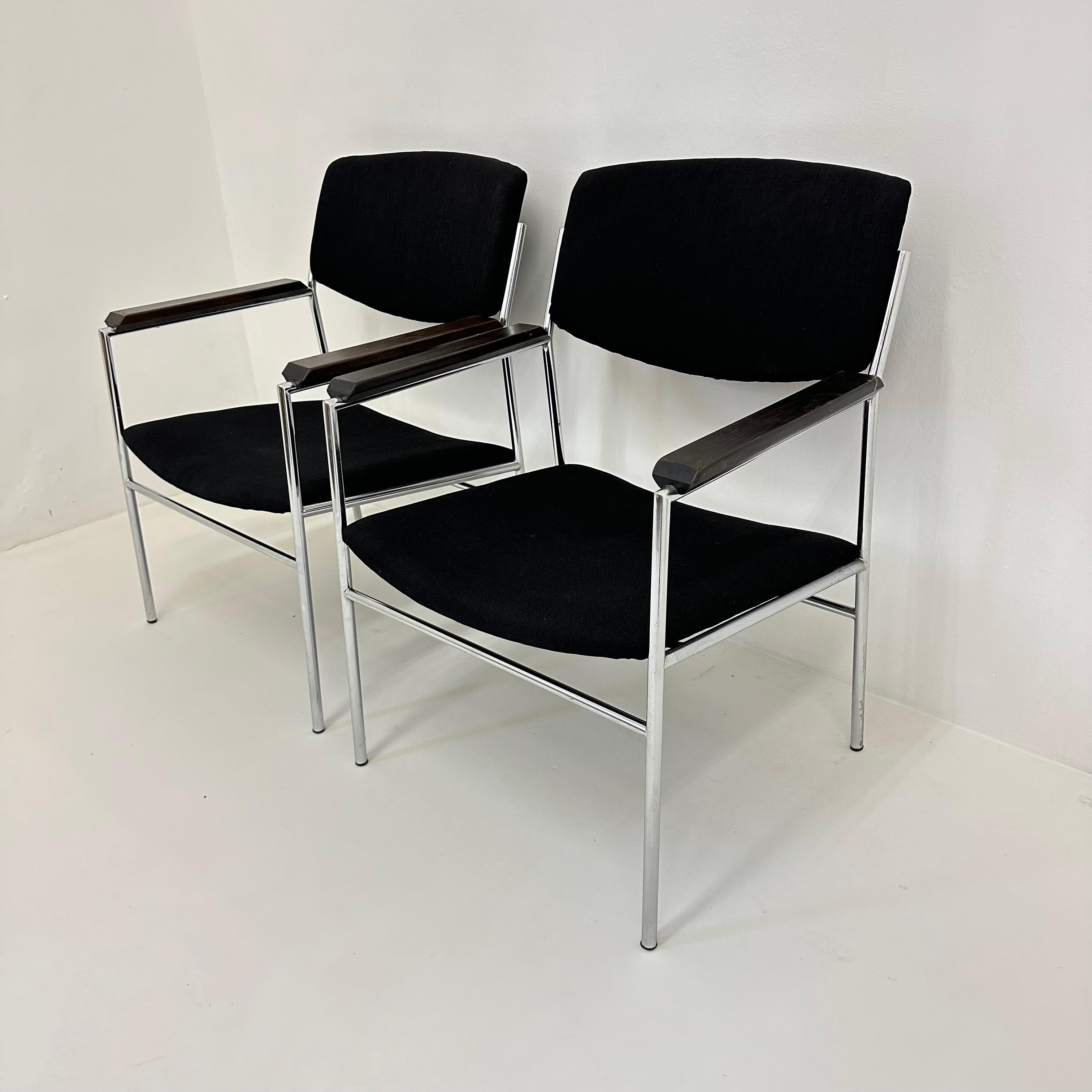Fauteuil de salon minimaliste Gijs van der Sluis, 1970 en vente 2