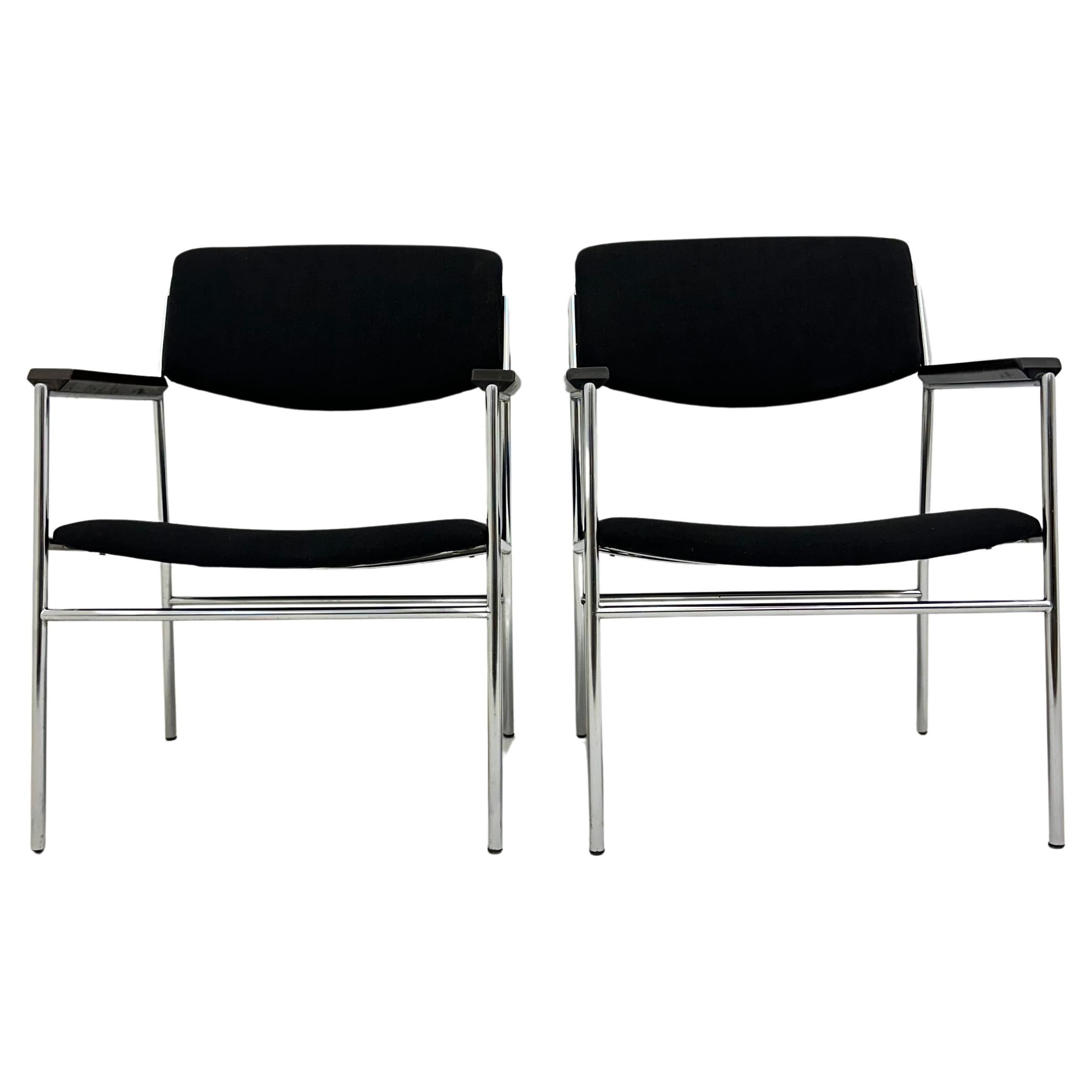Gijs van der Sluis Minimalist Lounge chair , 1970s