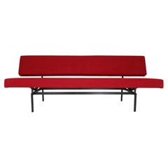 Gijs Van Der Sluis Rotes Sleeper Sofa-Tagesbett Modell 540, 1961