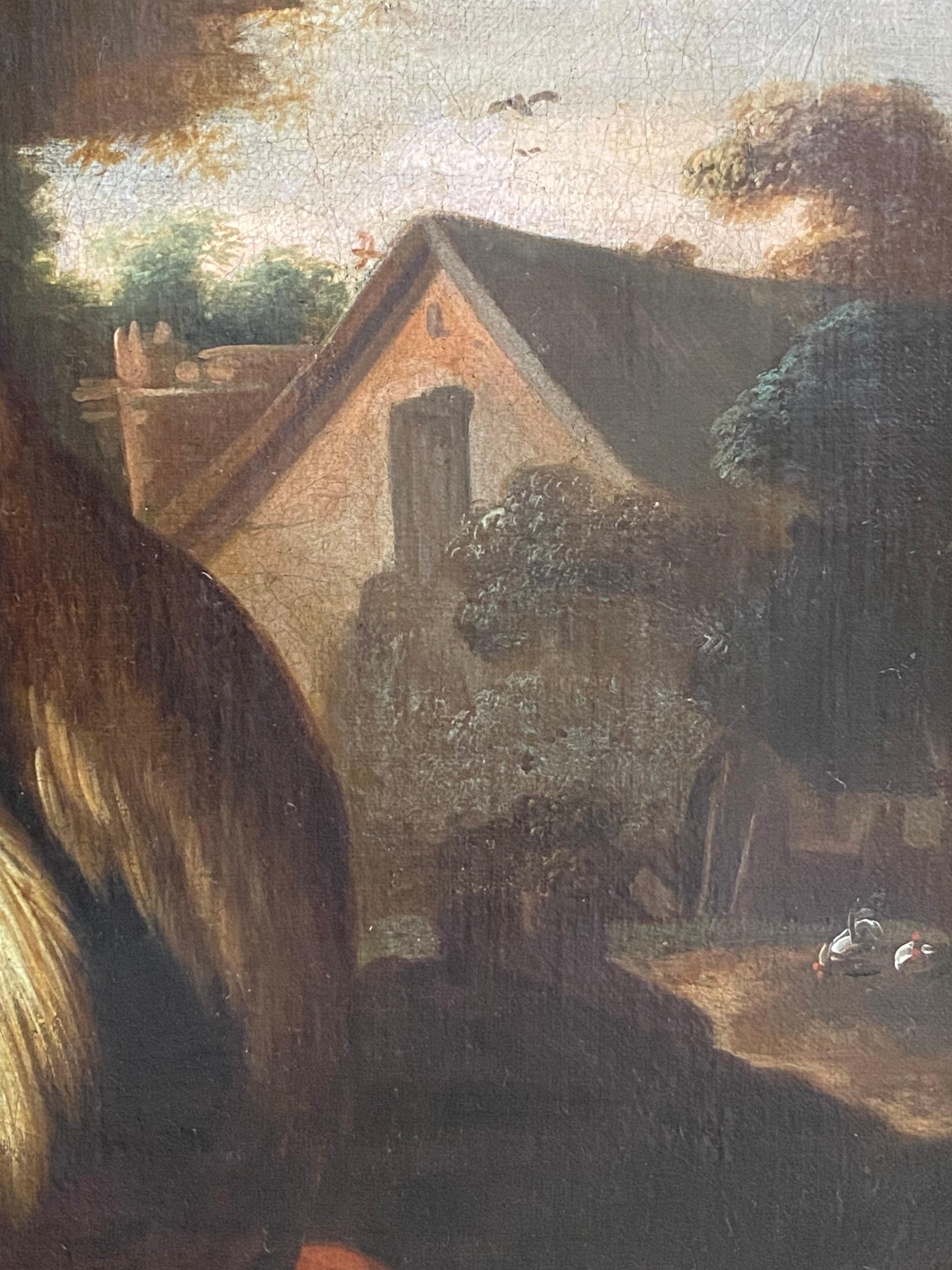 Dutch 17th century, cockerel, hen, mallard drake and duck with their ducklings 4