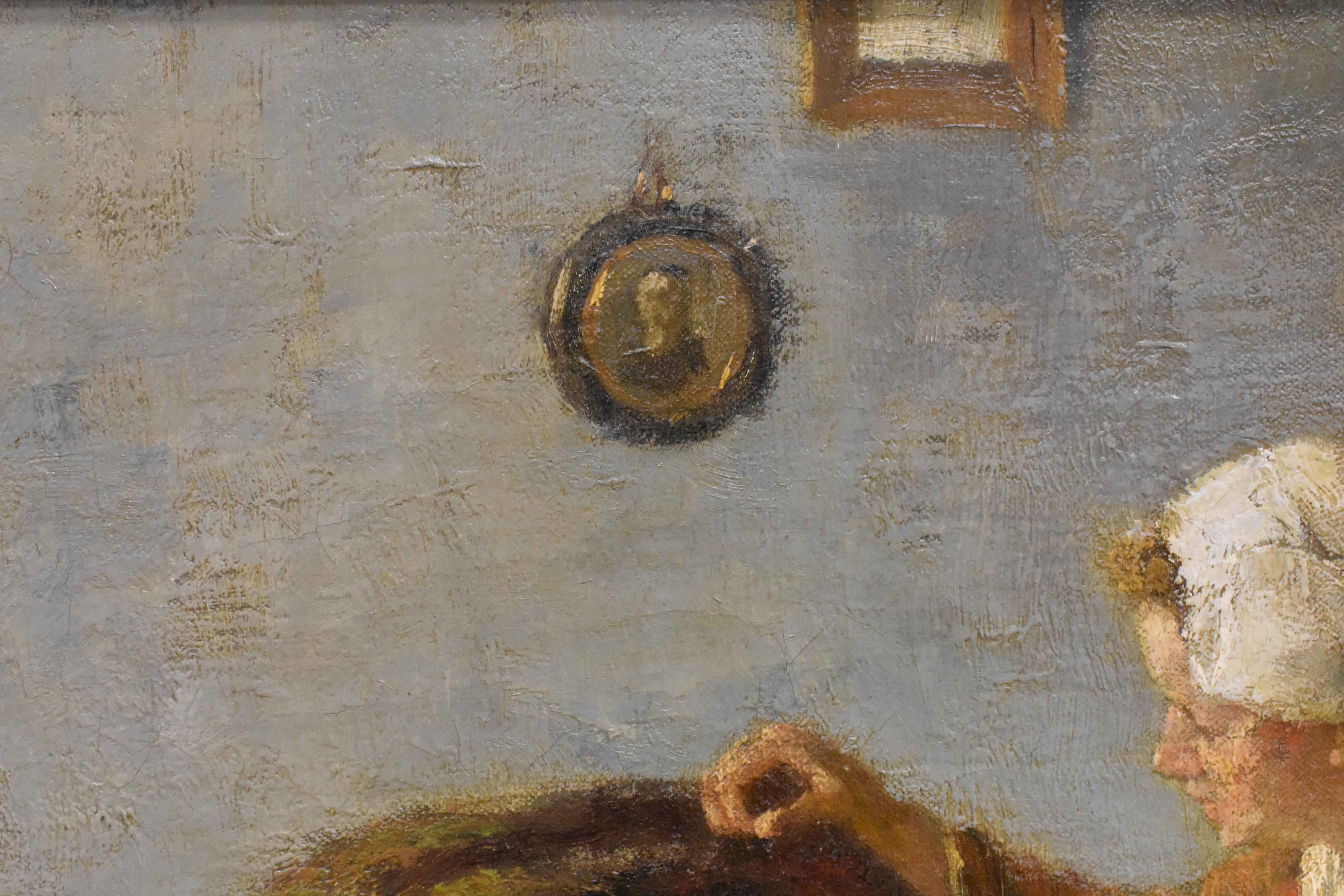Mother with child in crib - Gijsbertus Jan Sijthoff 3