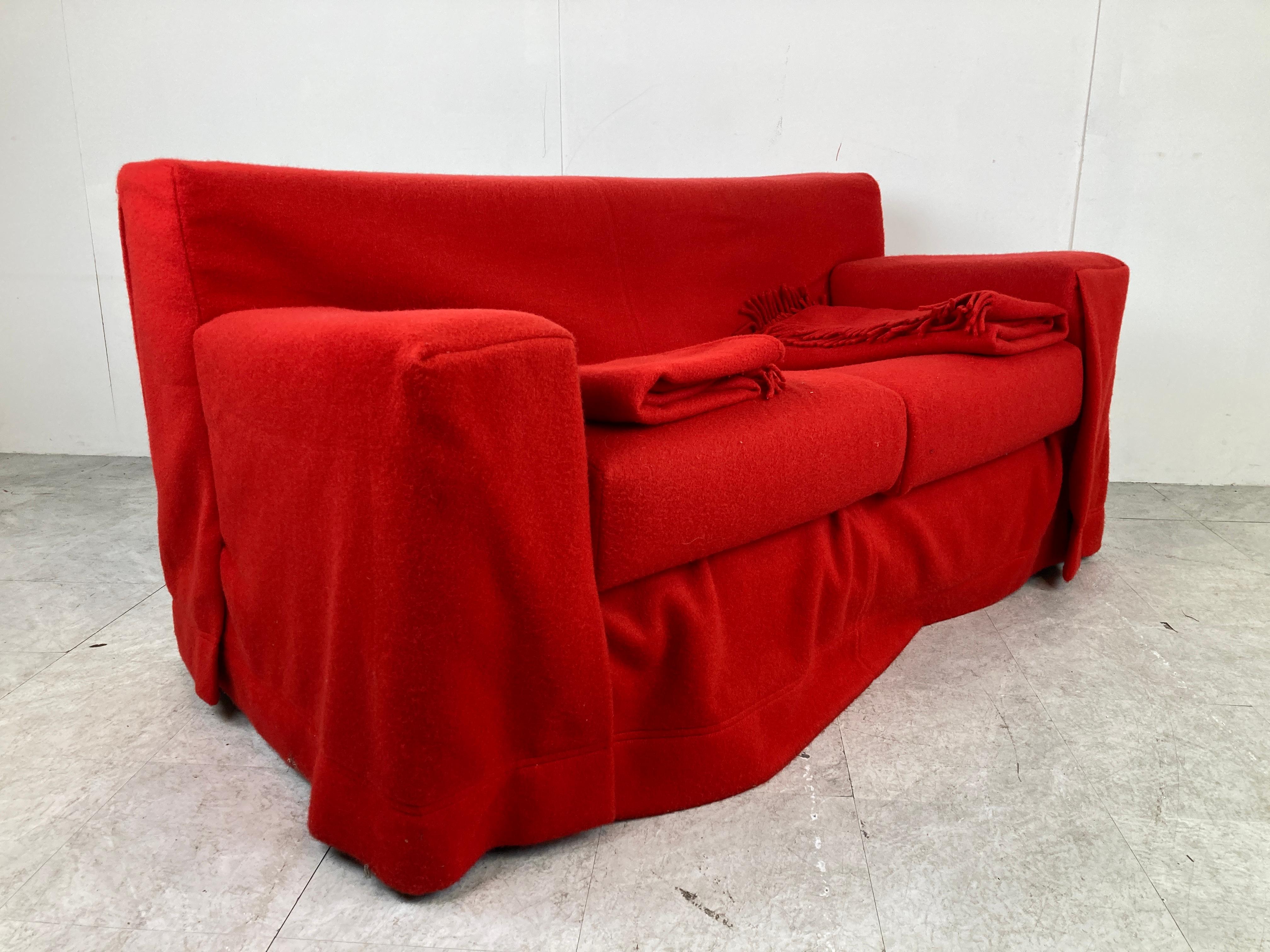 Fabric Gil Abiti Sofa by Gianfranco Ferré and Paolo Nava for B and B Italia, 1990s For Sale