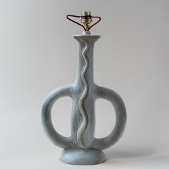 Gil Agnoloni Free-form Ceramic Lamp Circa 1960