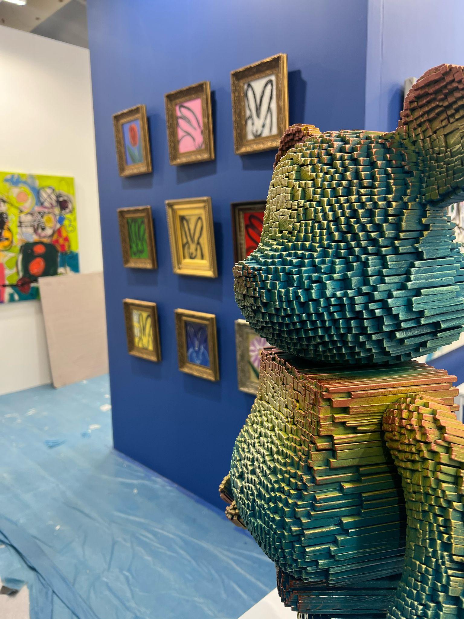 BearBrick #8 - Post-Modern Sculpture by Gil Bruvel