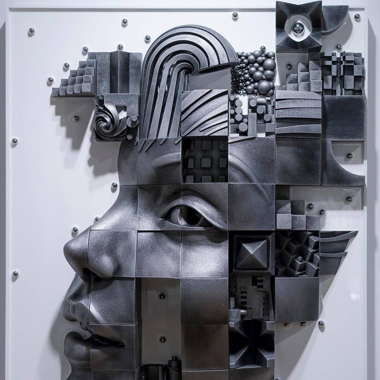 Cubist #12 - Sculpture by Gil Bruvel