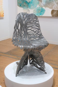 Dichotomy Chair - 21. Jahrhundert, Contemporary, Skulptur, Edelstahl