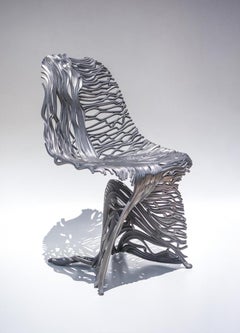 Dichotomy Chair - 21st Century, Contemporary, Sculpture, Stainless Steel