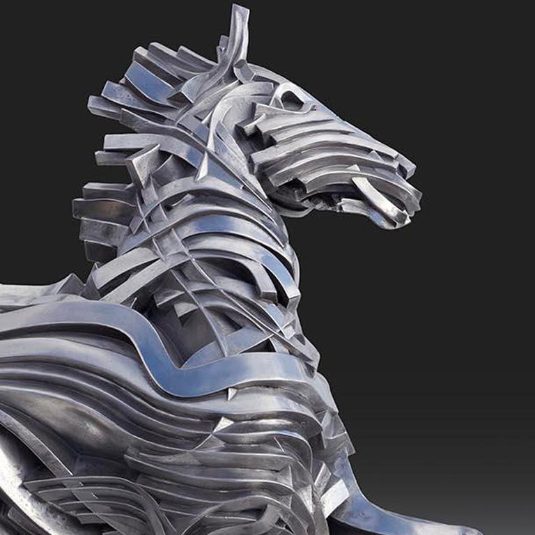 George's Horse - Contemporary Sculpture by Gil Bruvel