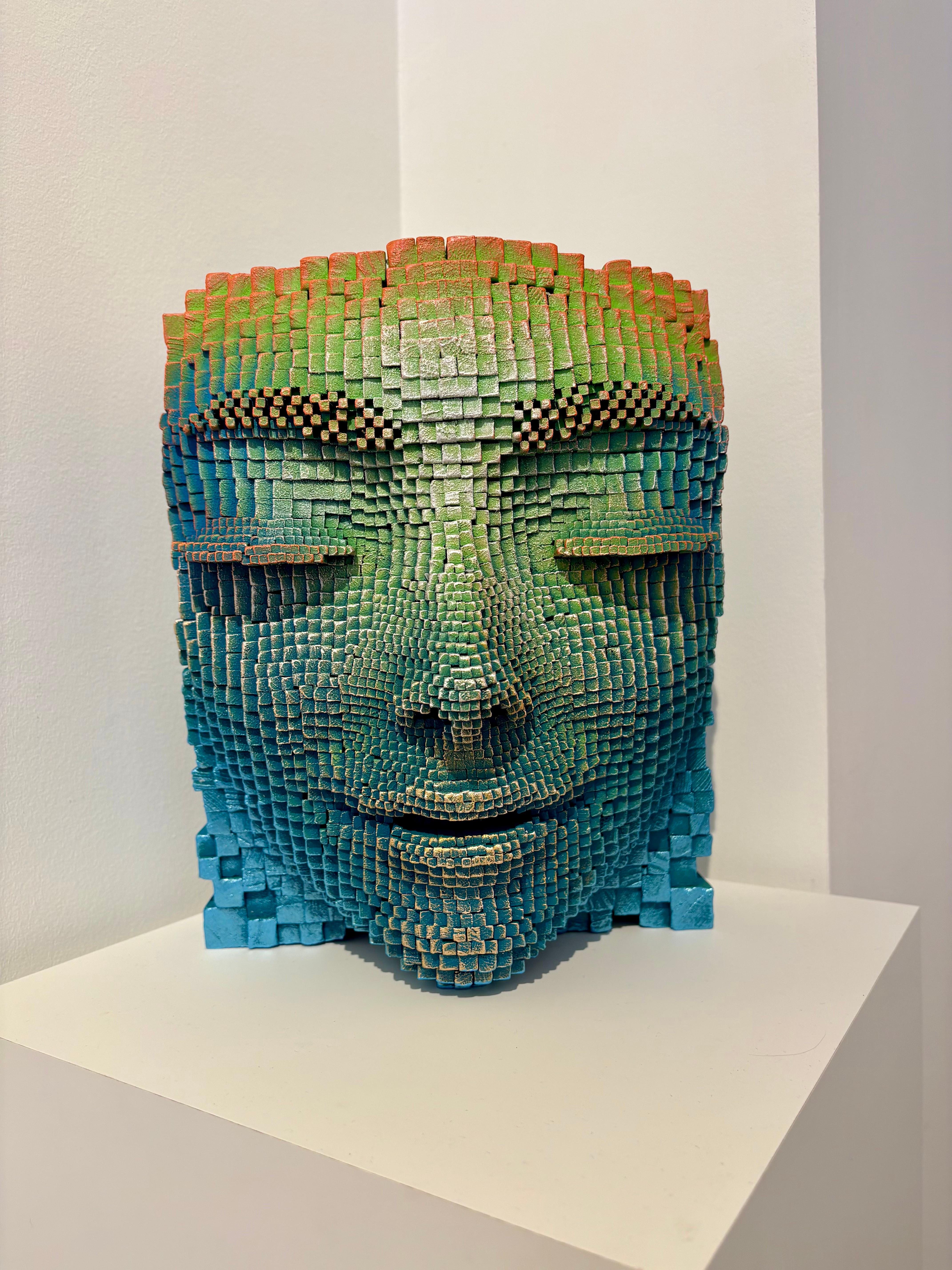 Gil Bruvel Figurative Sculpture - In the Forest Sculpture, Wood, Post-Modern, 2010+, Unframed, 28x23 cm