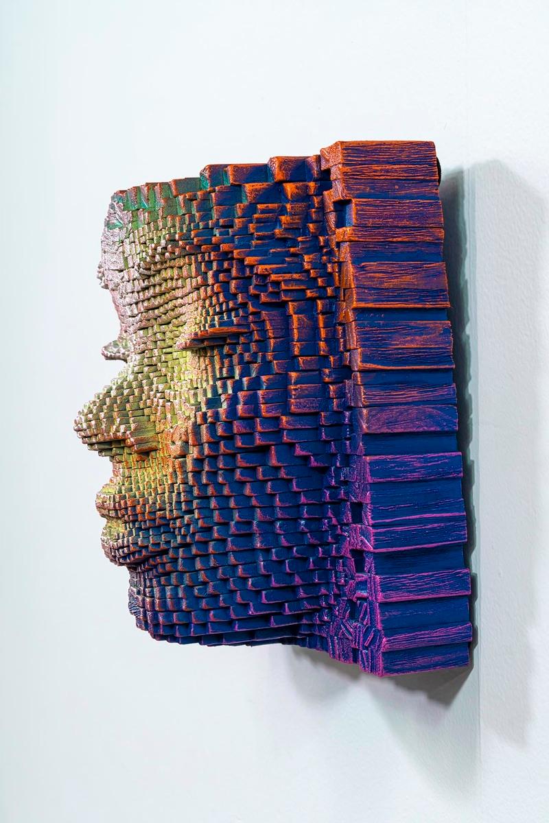 Mask #258 - Sculpture by Gil Bruvel