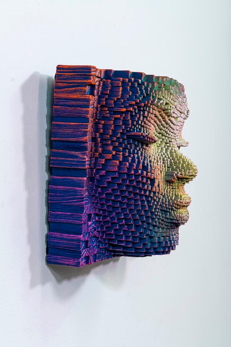 Mask #258 - Post-Modern Sculpture by Gil Bruvel