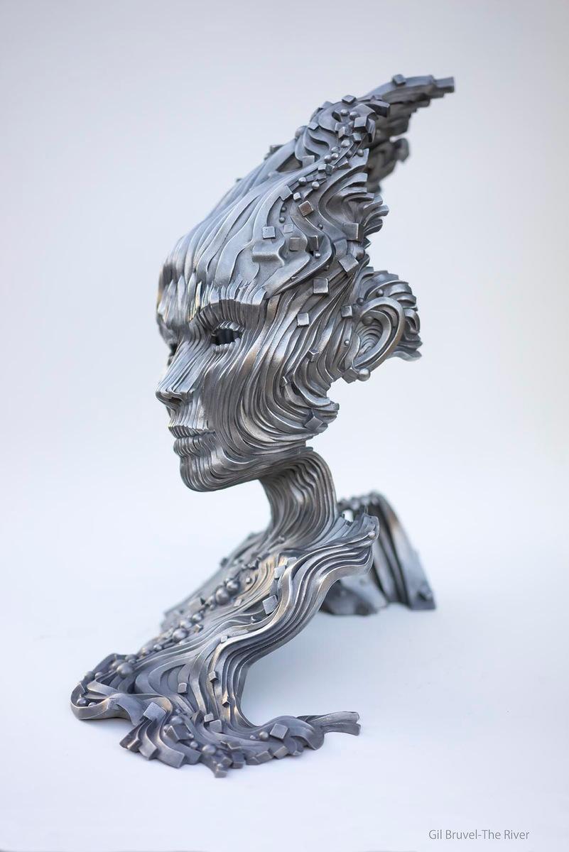River - Sculpture by Gil Bruvel