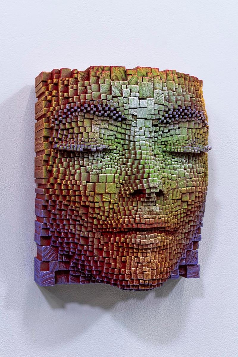 Sunset Mind - Brown Figurative Sculpture by Gil Bruvel