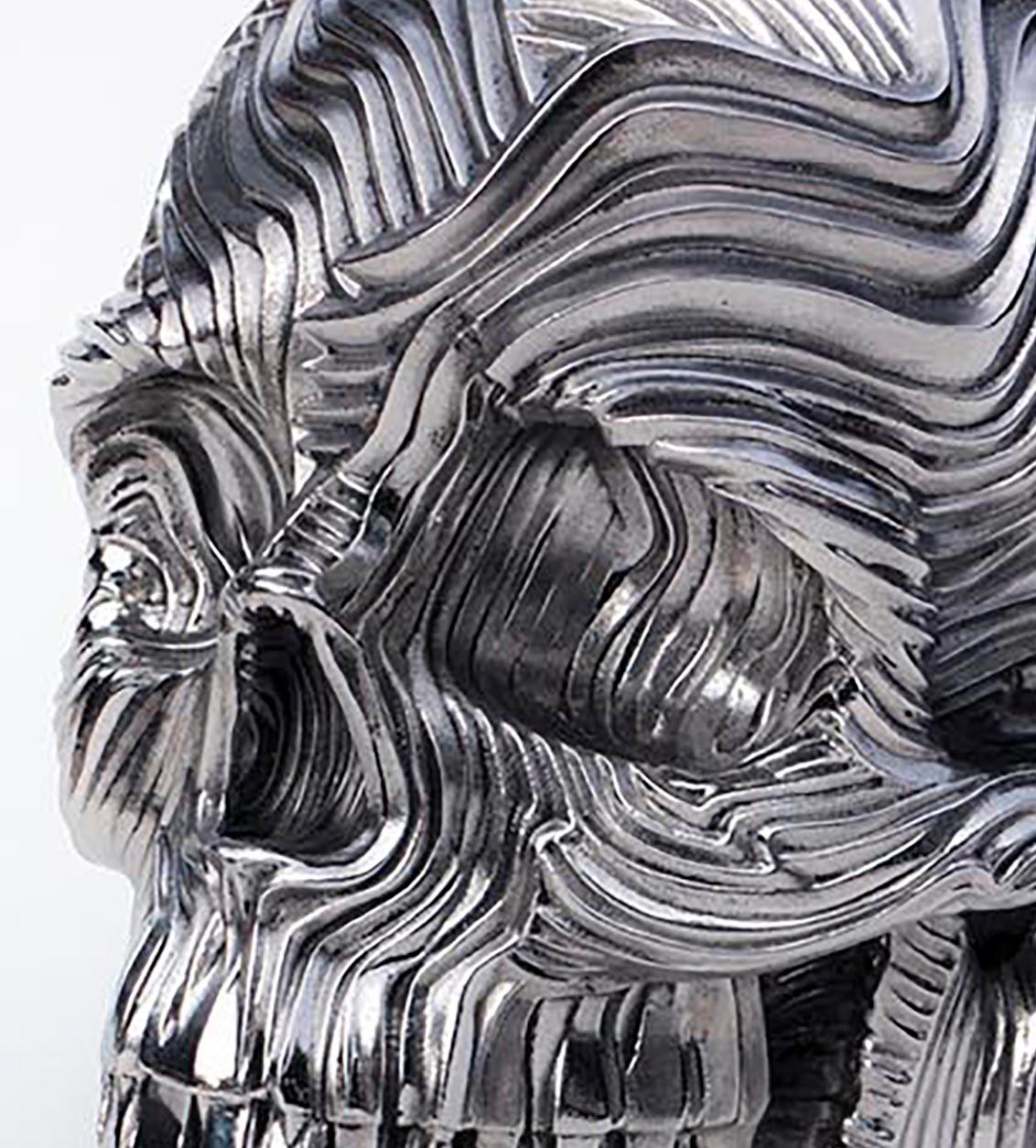 The Descent - 21st Century, Contemporary, Figurative Sculpture, Stainless Steel For Sale 2